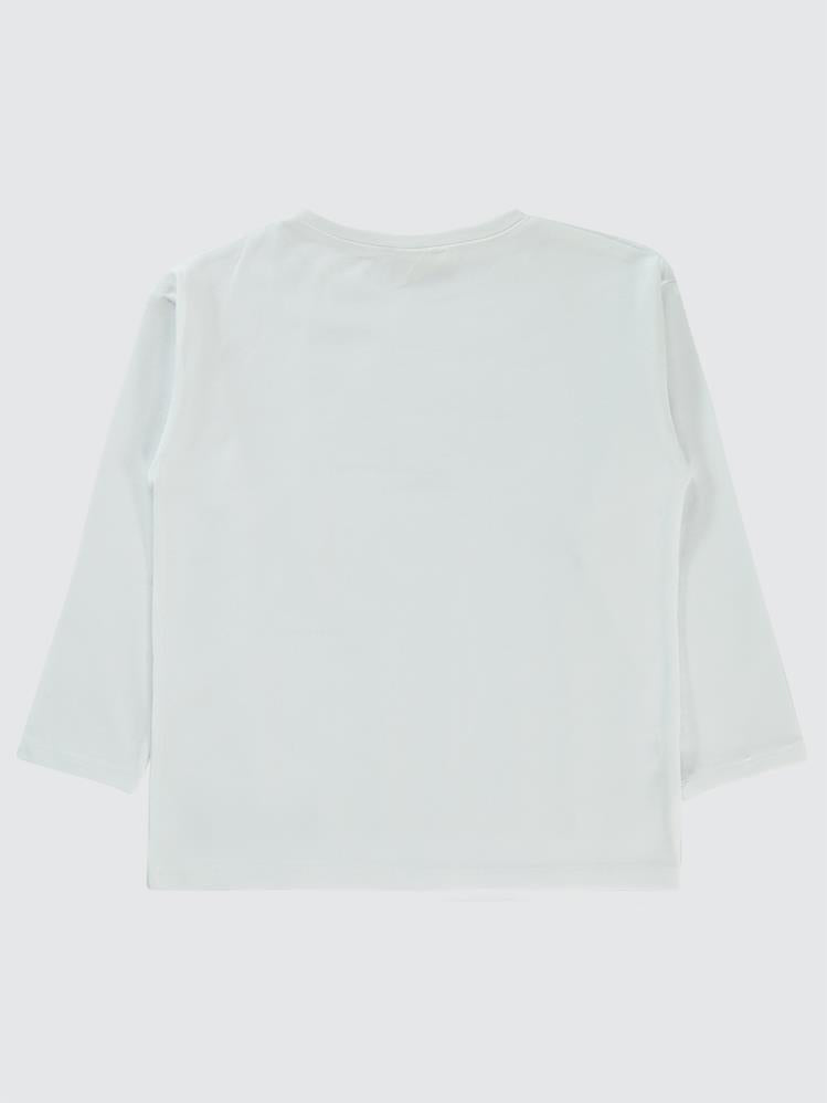 Civil Girls Beautiful Baskılı 10-13 Yaş Sweatshirt - Beyaz