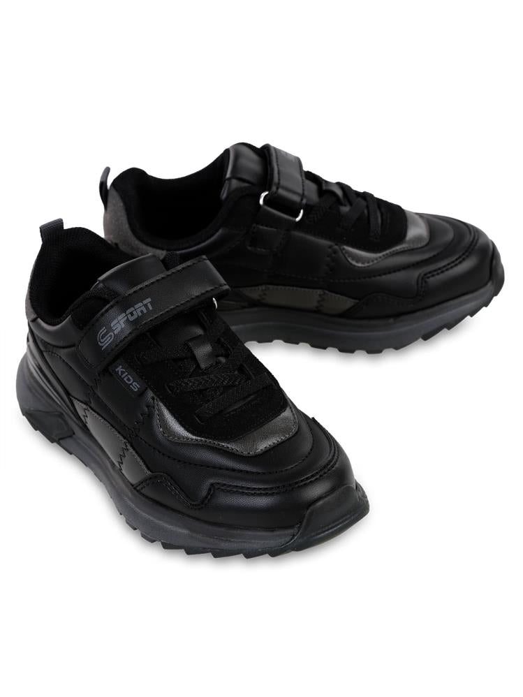 Civil Boys Erkek Çocuk Spor Ayakkabı 31-35 Numara - Siyah