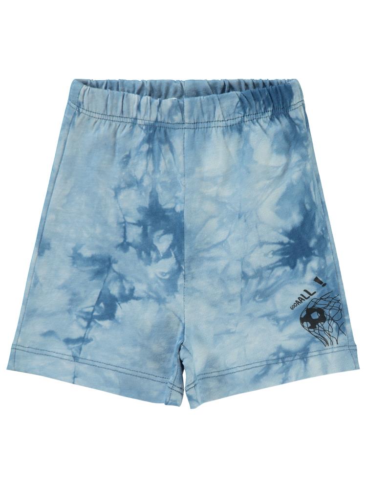 Civil Baby Batik Empirme 6 Ay Şort - Mavi