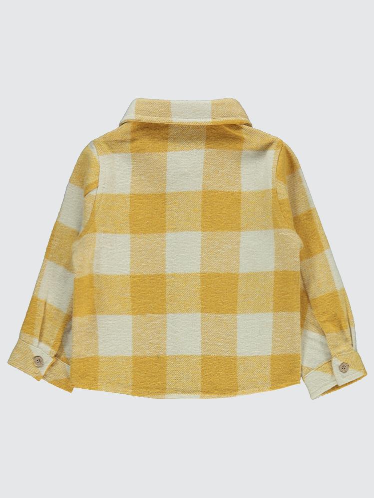 Civil Boys Armalı Ekoseli 2-5 Yaş Gömlek - Kahverengi