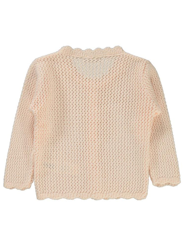 Civil Girls Acur Örgü 2-5 Yaş Hırka - Pudra