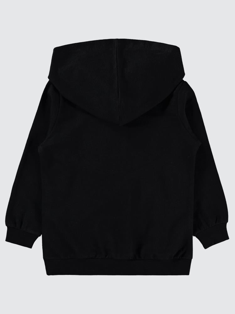 Batman Gofre Baskılı 2-5 Yaş Sweatshirt - Siyah
