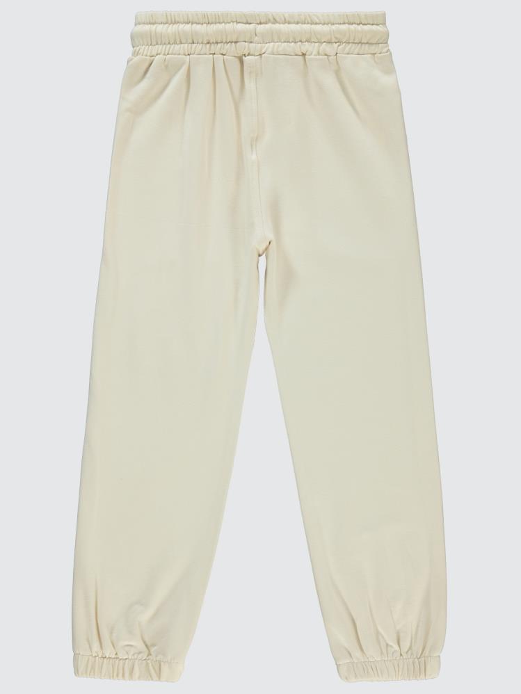 Civil Girls Have Cool Baskılı 6-9 Yaş Eşofman Altı - Fil Dişi