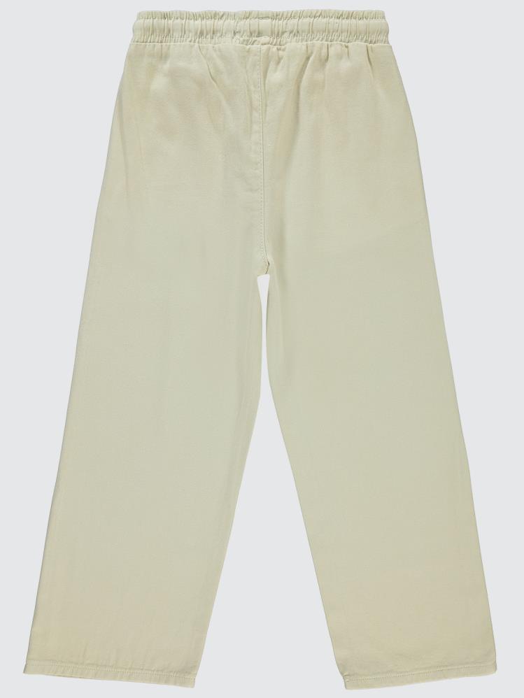 Civil Girls Bol Paça 6-9 Yaş Pantolon - Bej