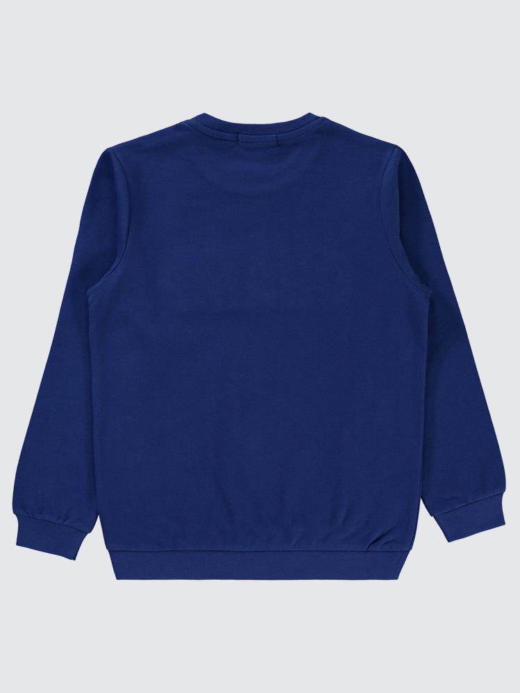 Civil Boys Champ Baskılı 10-13 Yaş Sweatshirt - Lacivert