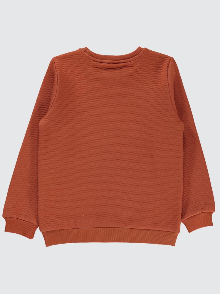 Civil Boys Rocky Colorado Baskılı 6-9 Yaş Sweatshirt - Turuncu