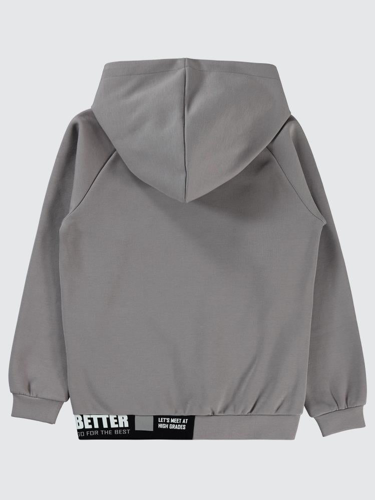 Civil Boys Focus Baskılı 6-9 Yaş Sweatshirt - Gri