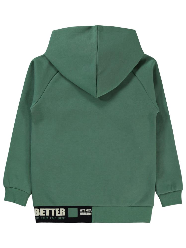 Civil Boys Focus Baskılı 10-13 Yaş Sweatshirt - Haki