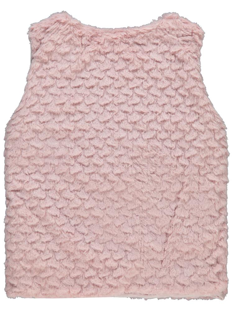 Civil Girls Pelüş 2-5 Yaş Yelek - Pudra