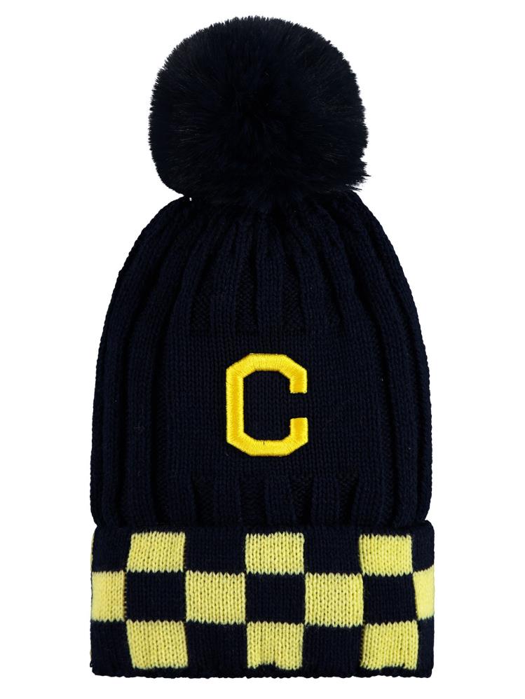 Civil Boys Dama Desen 2-5 Yaş Şapka Bere - Lacivert