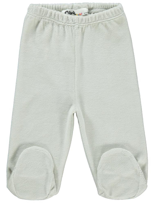 Civil Baby Düz Basic 1-6 Ay Tek Alt Bebe - Gri