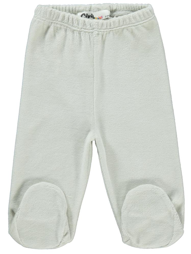 Civil Baby Düz Basic 1-6 Ay Tek Alt Bebe - Gri