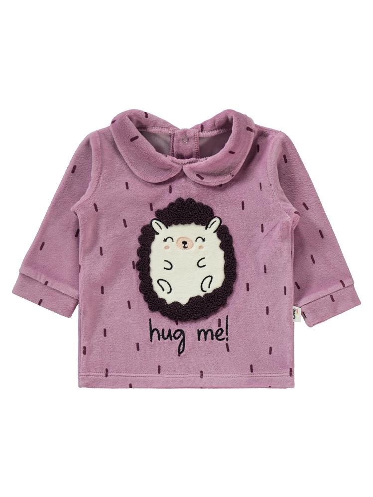 Civil Baby Kirpi Baskılı 6-18 Ay Takım - Lila