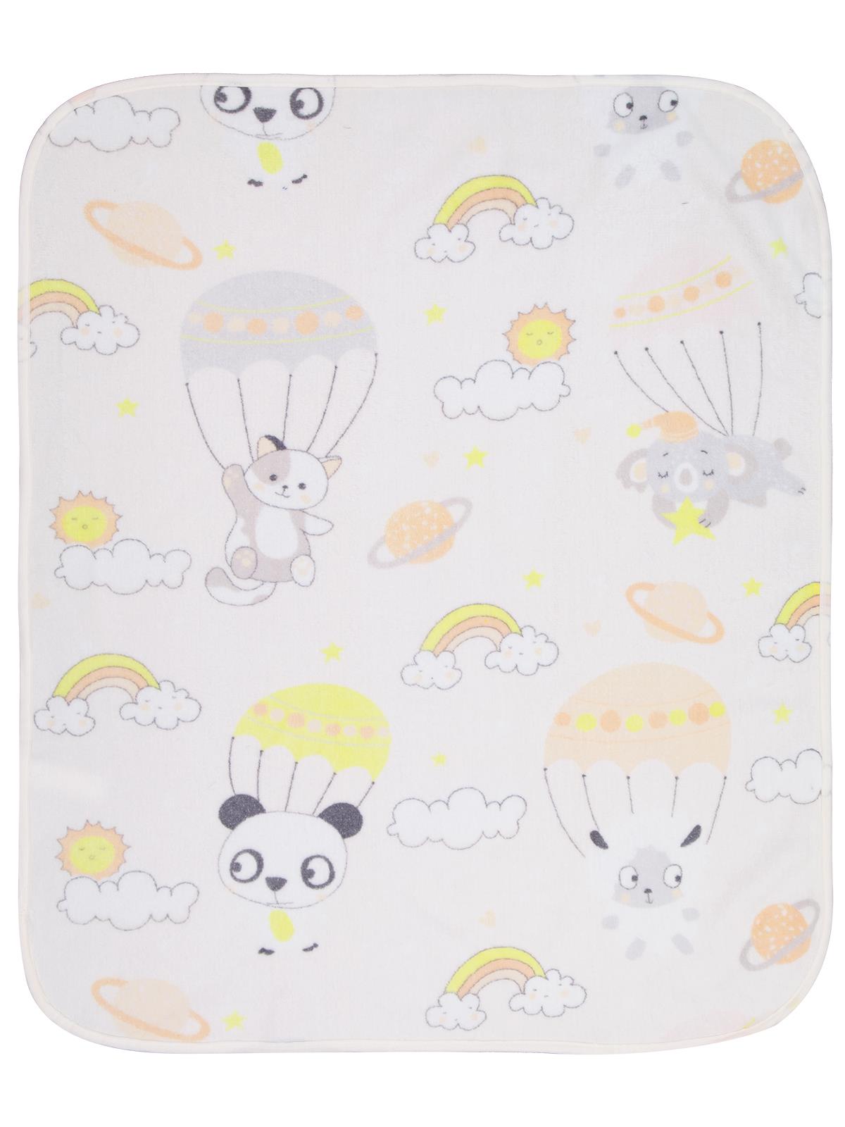 Civil Baby Gökyüzü Empirme Baskılı Battaniye - Bej