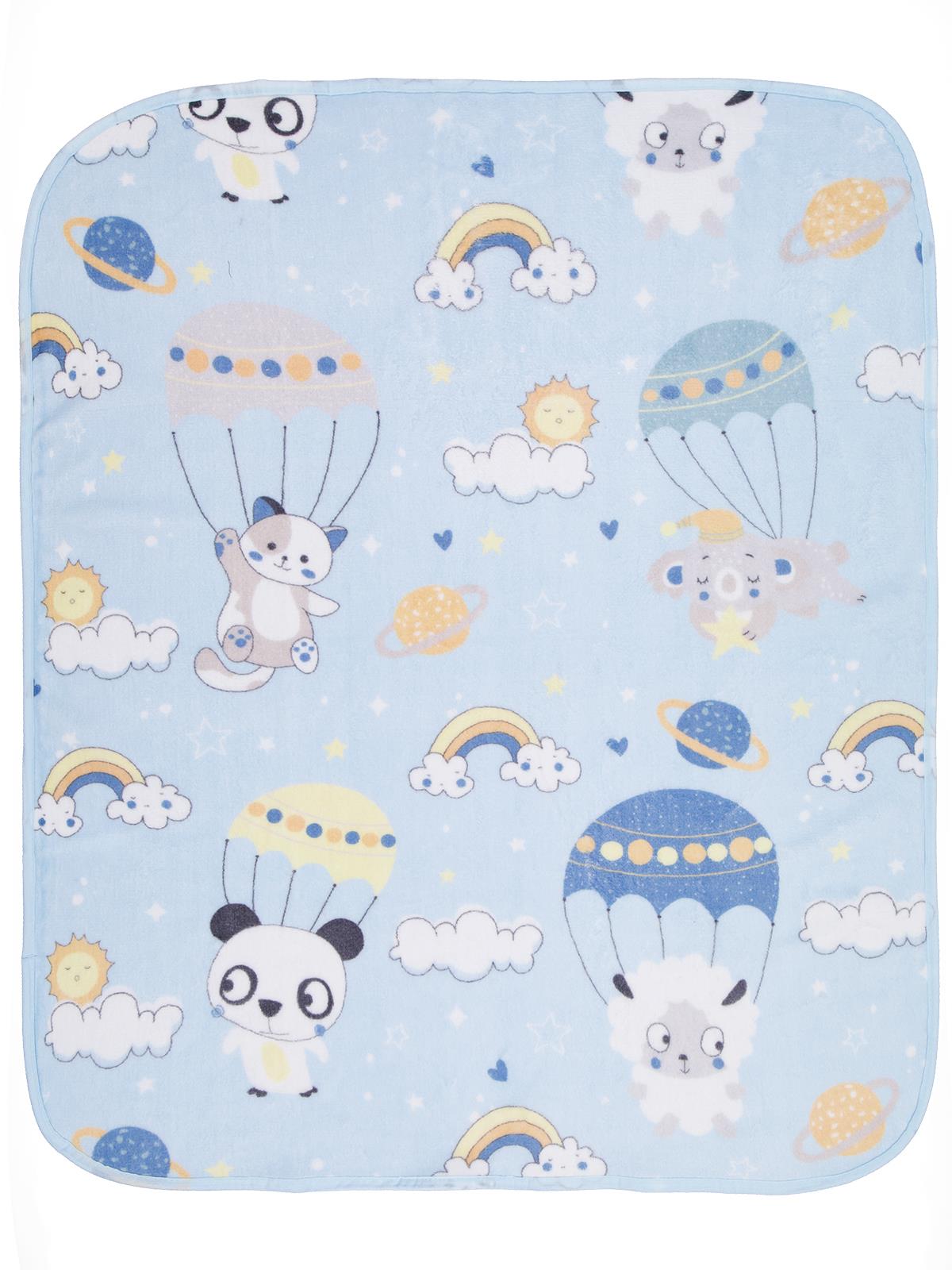 Civil Baby Gökyüzü Empirme Baskılı Battaniye - Mavi