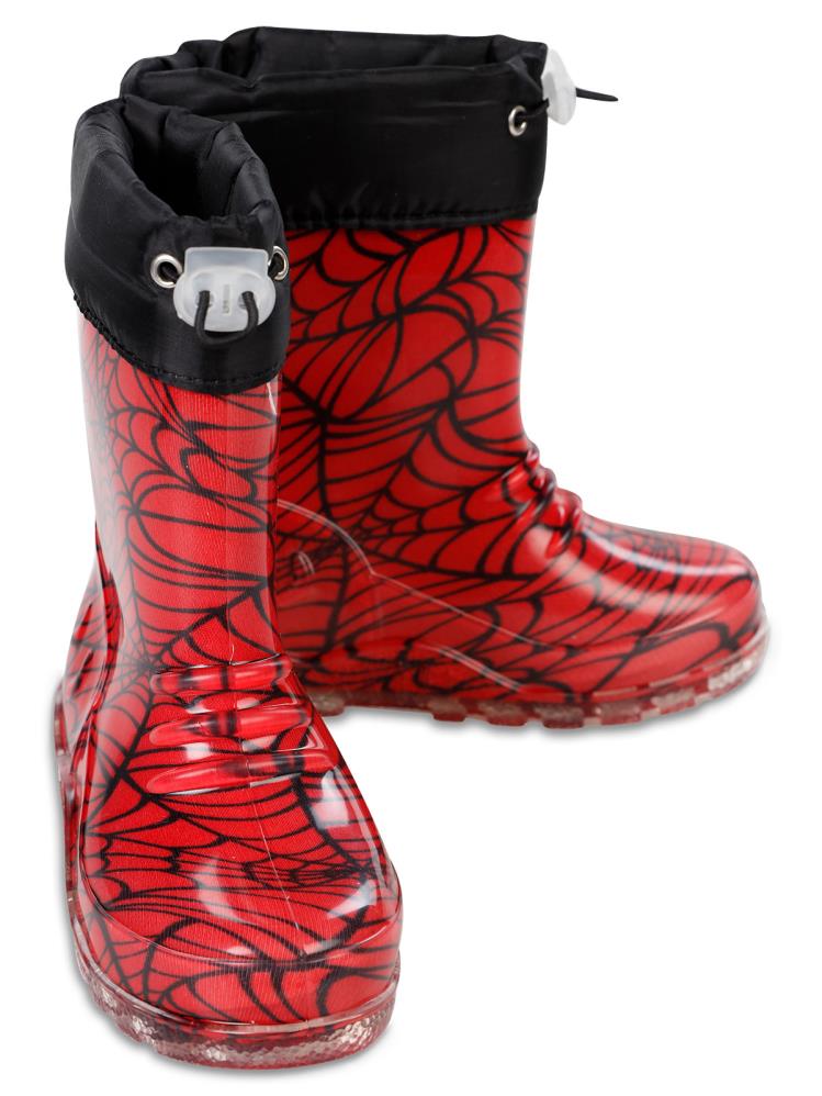 Civil Boots Örümcek 30-36 Numara Yağmur Çizmesi - Kırmızı