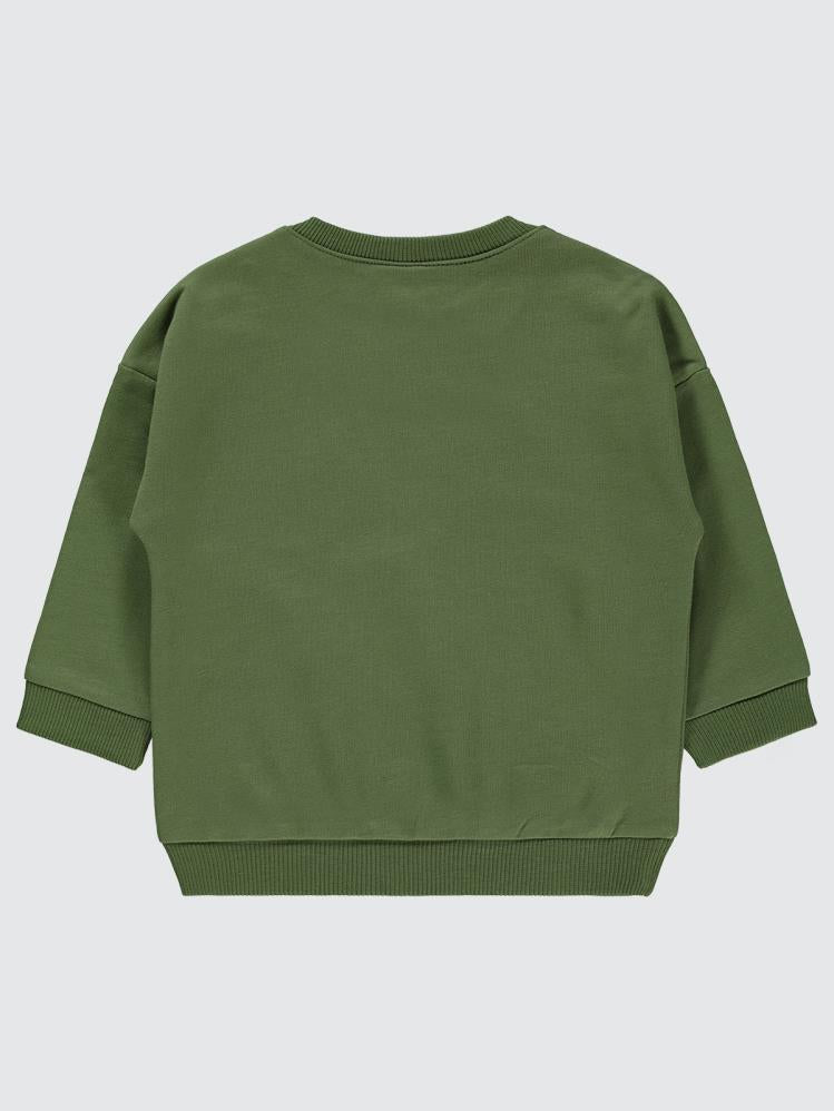 Civil Baby Basic Cepli 6-18 Ay Sweatshirt - Haki