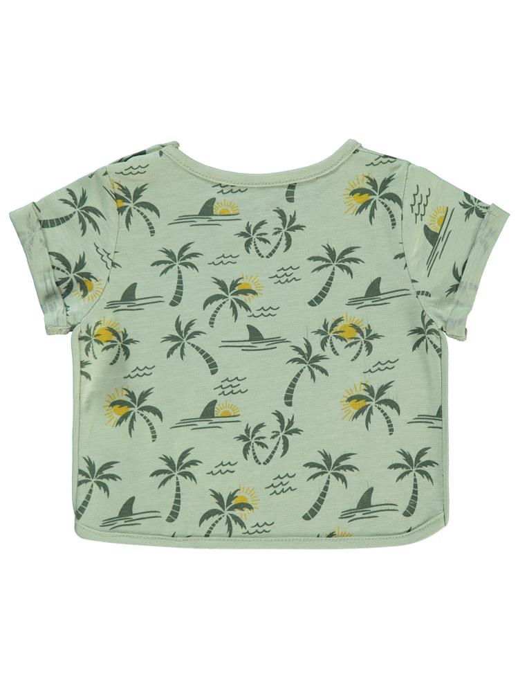 Civil Baby Hello Summer Empirme 6-18 Ay Tişört - Haki