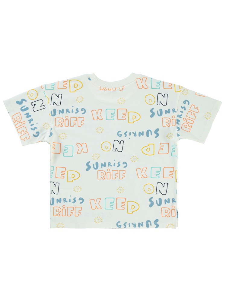 Civil Boys Keep On Empirme Oversize 10-13 Yaş Tişört - Bej