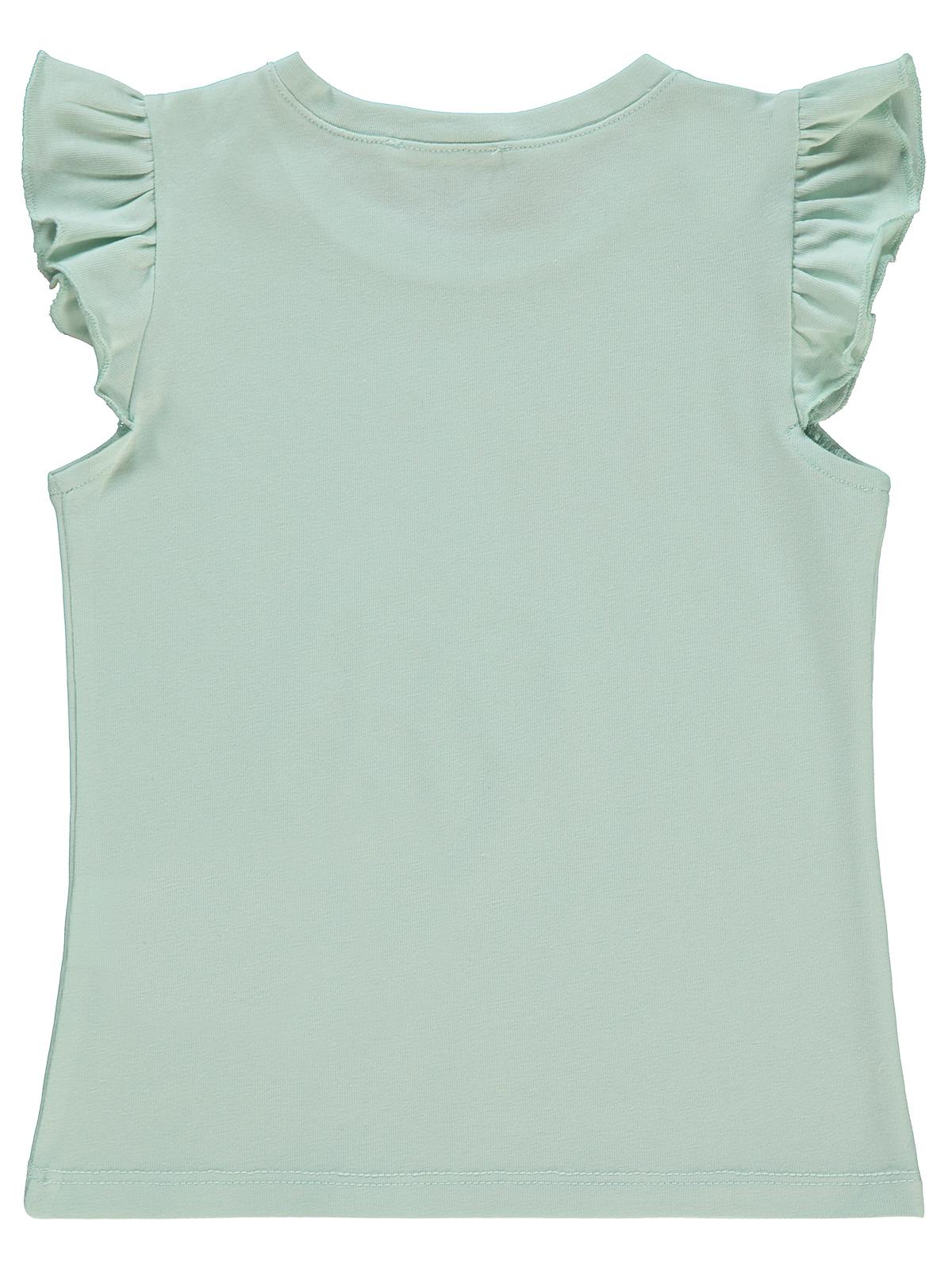 Civil Girls Kaplumbağa Baskılı 2-5 Yaş Tişört - Yeşil