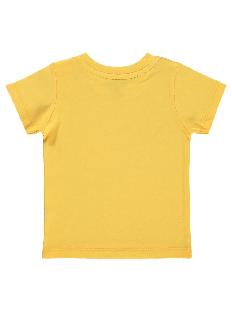 Civil Baby Baskılı 6-18 Ay Tişört - Sarı