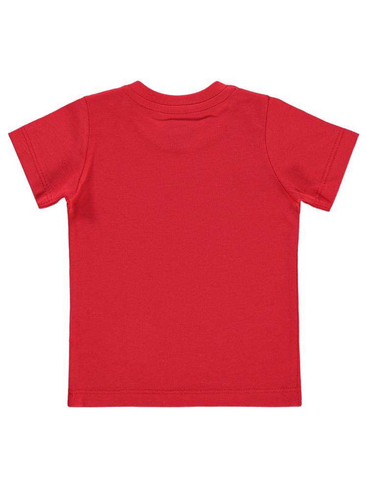 Civil Baby Baskılı 6-18 Ay Tişört - Kırmızı