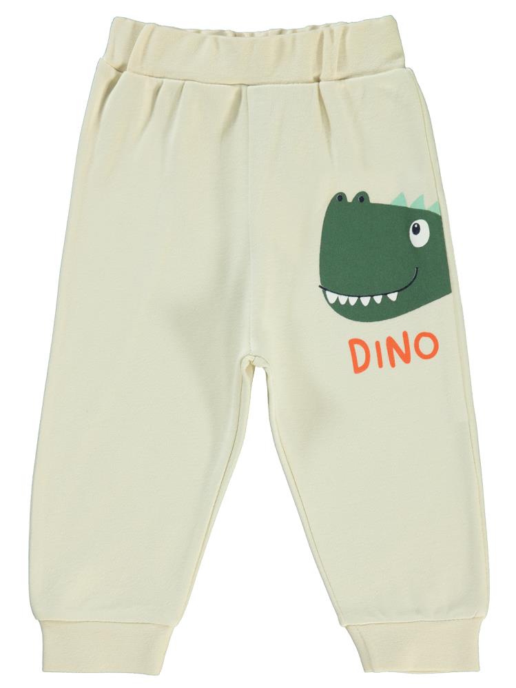 Civil Baby Dinozor Baskılı 6-18 Ay Tek Alt Bebe - Gri