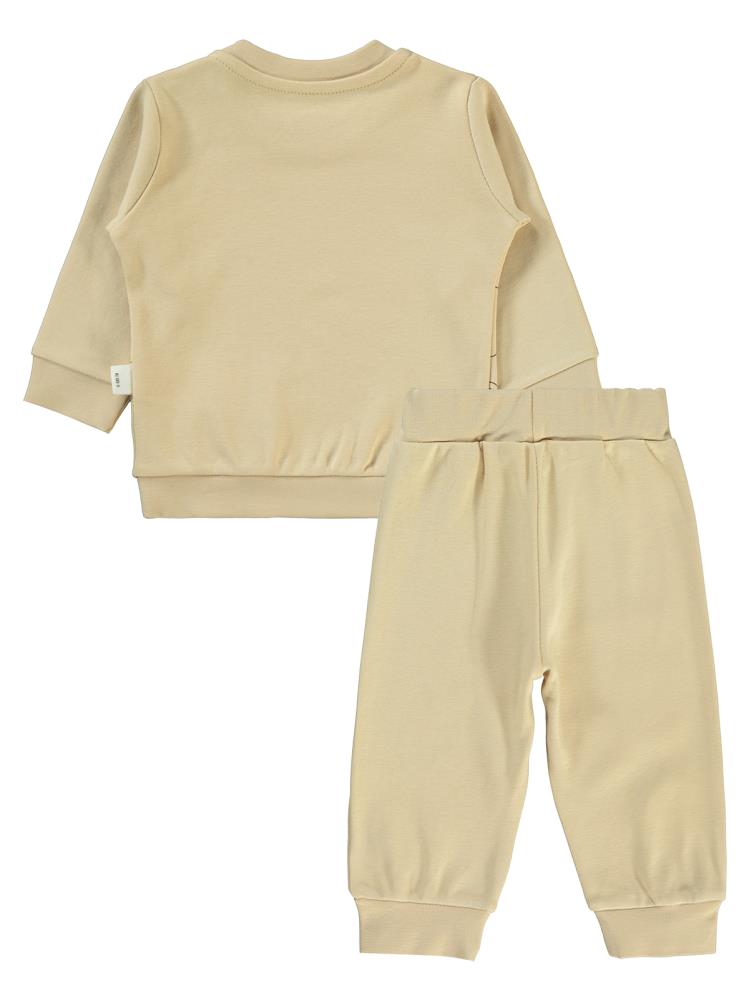 Civil Baby Mutlu Ayılar Baskılı 6-18 Ay Takım - Kahverengi