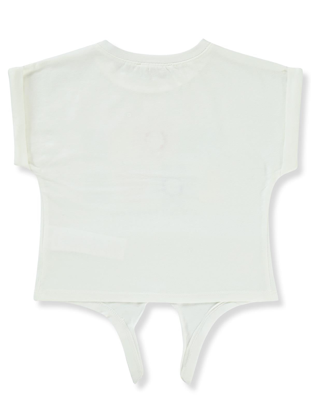 Civil Girls More Love Baskılı 2-5 Yaş Tişört - Ekru