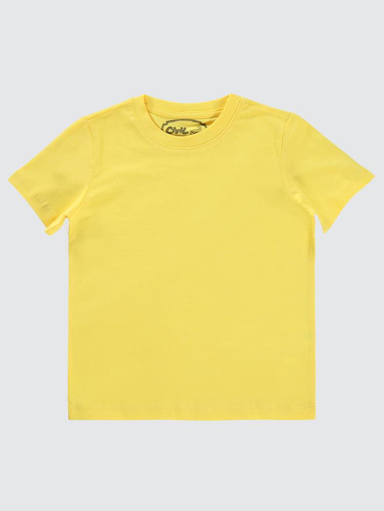 Civil Boys Basic 2-5 Yaş Tişört - Sarı