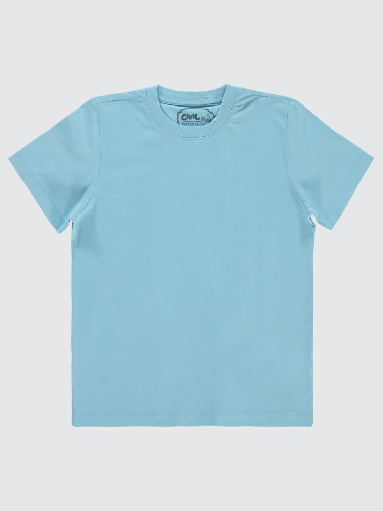 Civil Boys Basic 6-9 Yaş Tişört - Mavi