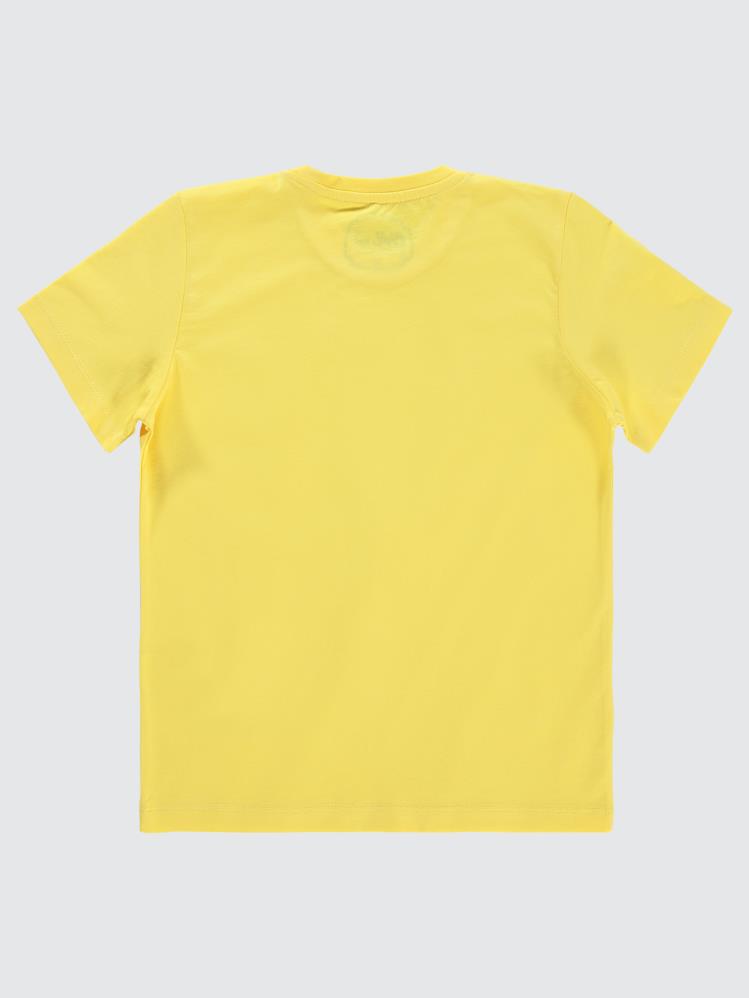 Civil Boys Basic 6-9 Yaş Tişört - Sarı