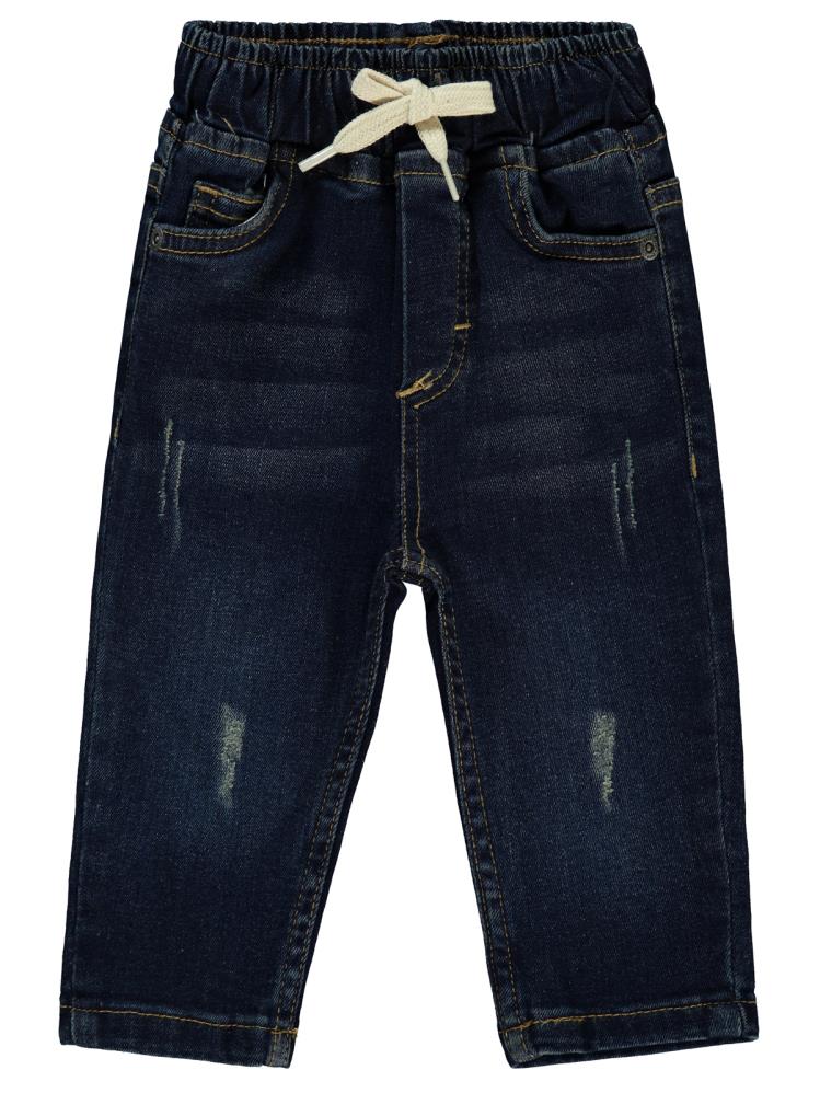 Civil Baby Beli Lastikli 6-18 Ay Pantolon - Mavi