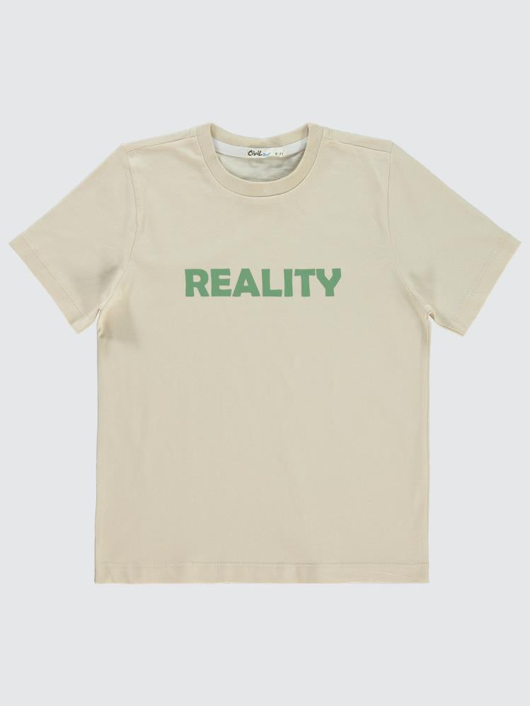 Civil Boys Kapak Cepli Tişörtlü 6-9 Yaş Gömlek - Haki