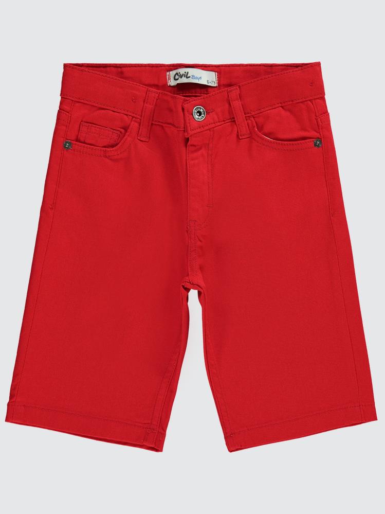 Civil Boys Klasik Kapri 6-9 Yaş Kapri - Kırmızı