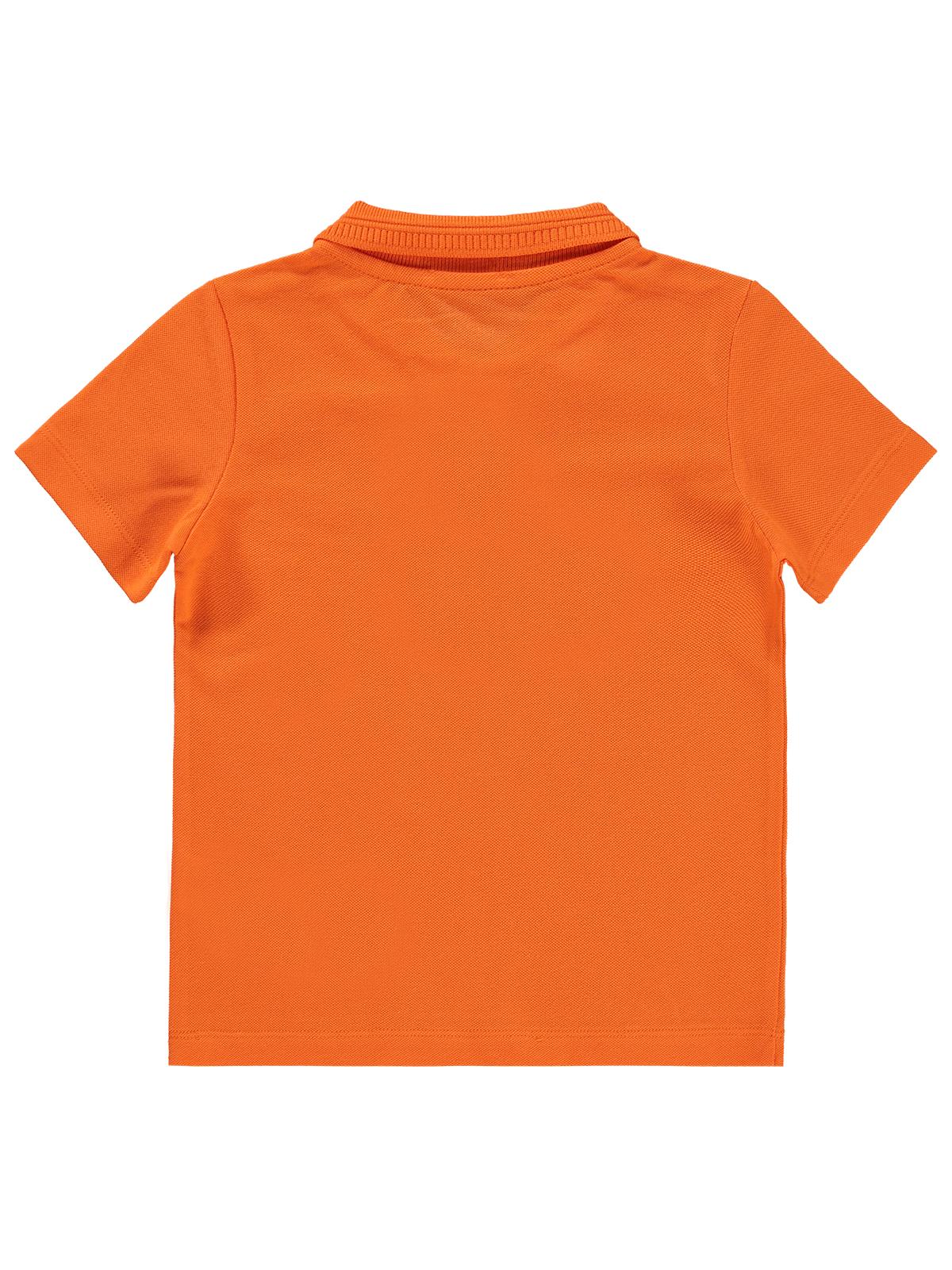 Civil Boys Yelken Nakışlı Lakos 2-5 Yaş Tişört - Turuncu