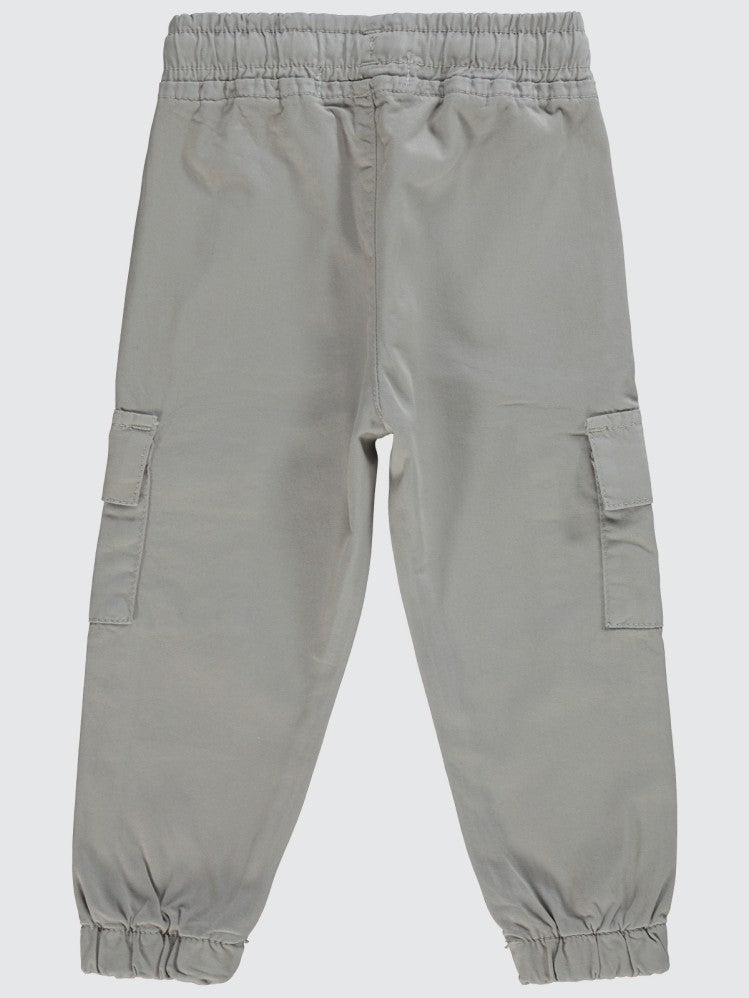Civil Boys Bel Paça Lastikli Kargo Cepli 2-5 Yaş Pantolon - Gri
