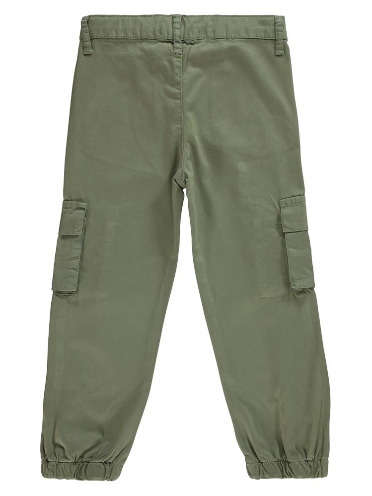 Civil Boys Bel Paça Lastikli Yan Cepli 6-9 Yaş Pantolon - Haki