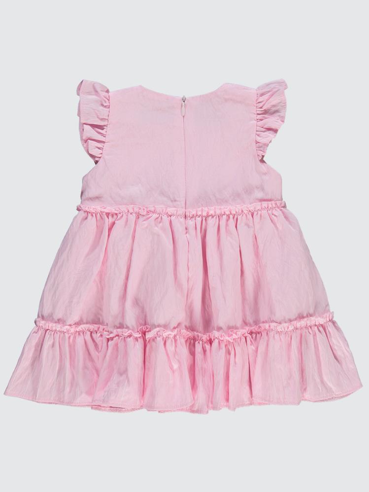 Civil Baby Fiyonklu 6-18 Ay Elbise - Pembe