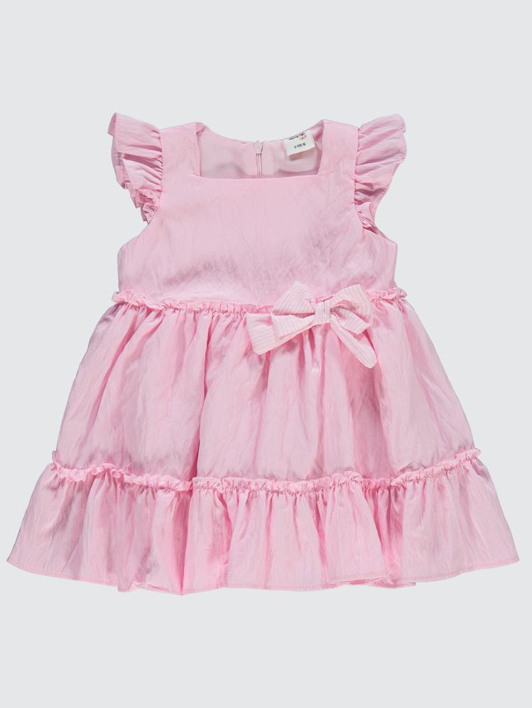 Civil Baby Fiyonklu 6-18 Ay Elbise - Pembe