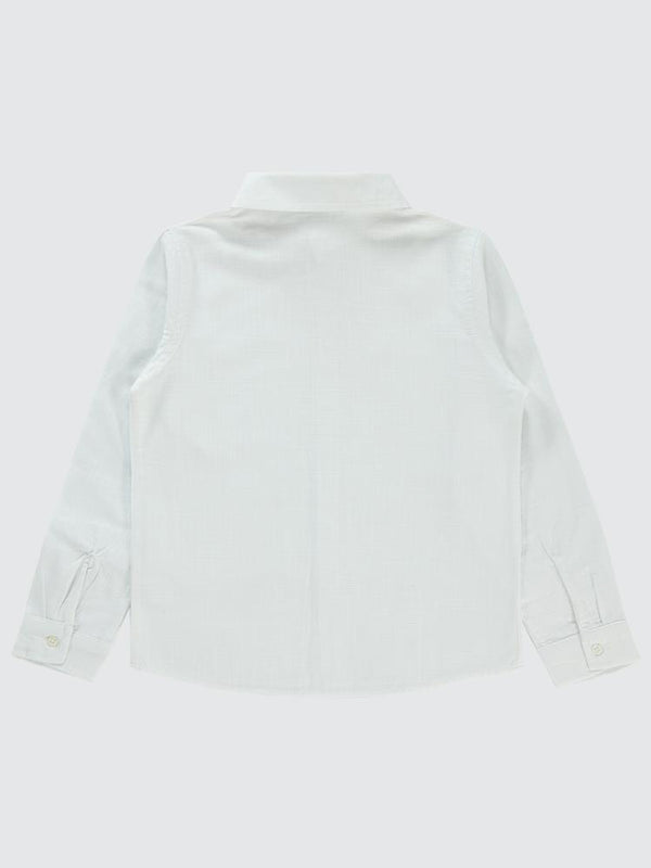 Civil Boys Yelken Nakışlı 6-9 Yaş Gömlek - Beyaz