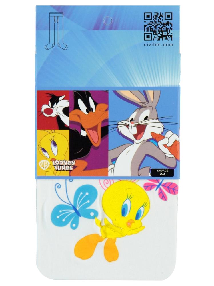 Tweety Trendy 40/20 Denye 2-12 Yaş Mus Külotlu Çorap - Ekru