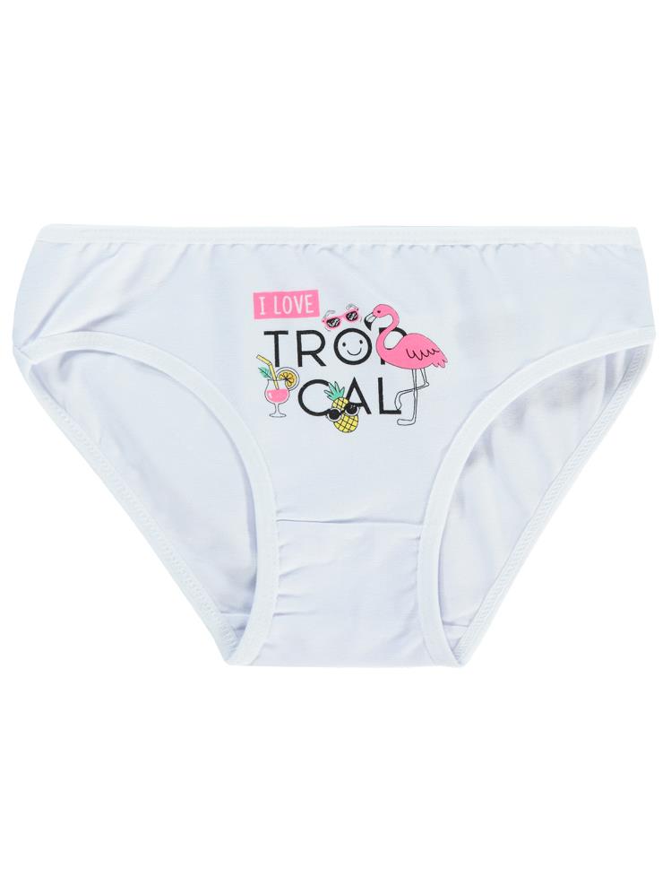 Civil Girls Tropical 2-10 Yaş Tek Külot