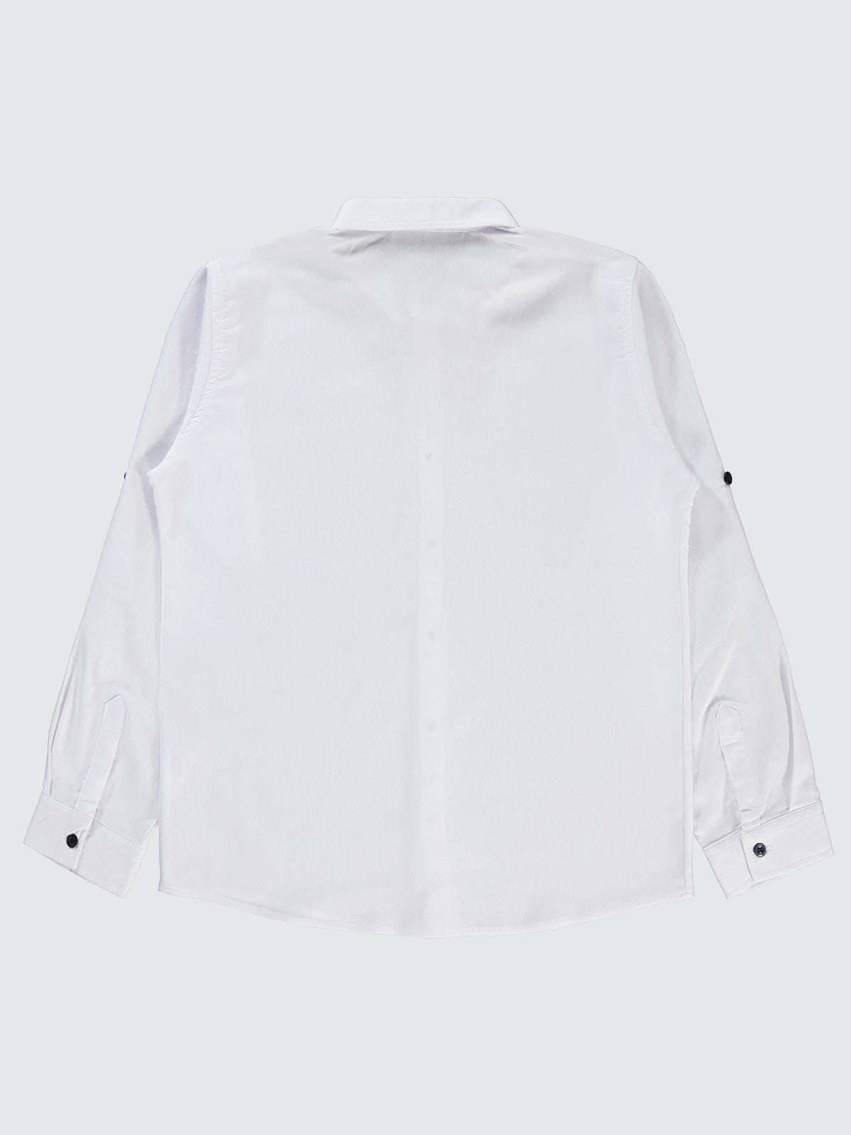 Civil Boys Gözlük Nakışlı 10-13 Yaş Gömlek - Beyaz