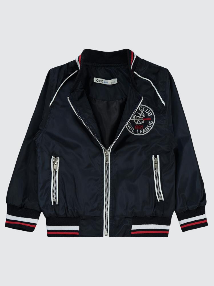 Civil Boys Nakışlı 2-5 Yaş Ceket - Lacivert