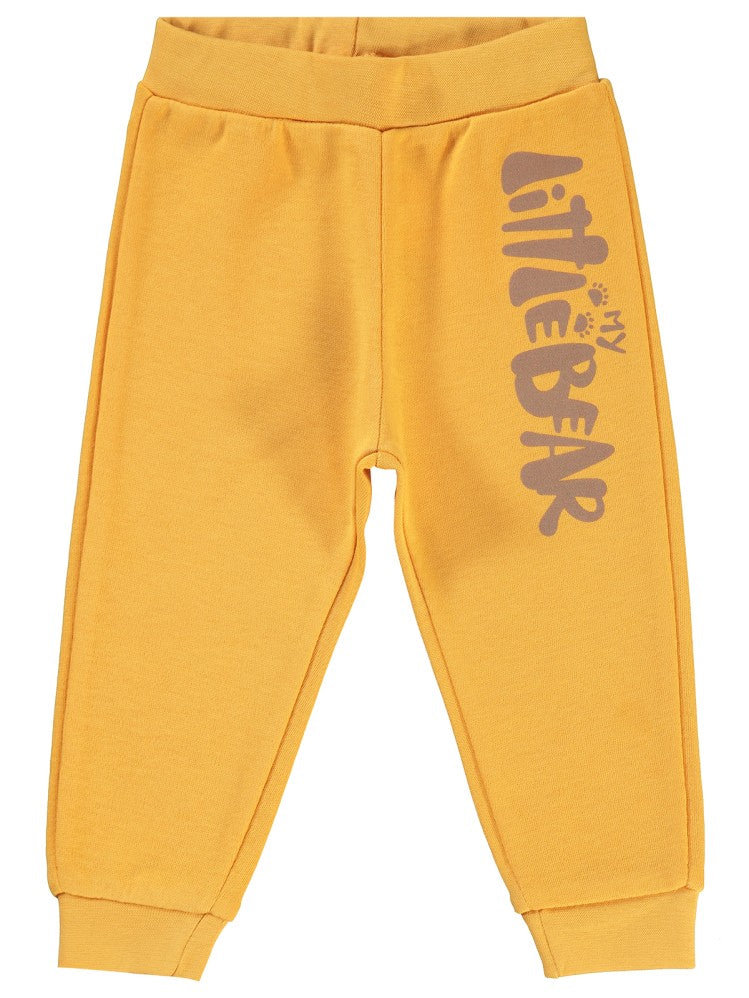 Civil Baby Little Bear Baskılı 6-18 Ay Tek Alt Bebe - Hardal