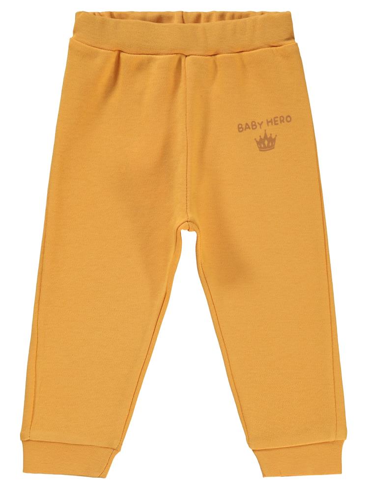 Civil Baby Baby Hero Baskılı 6-18 Ay Tek Alt Bebe - Hardal