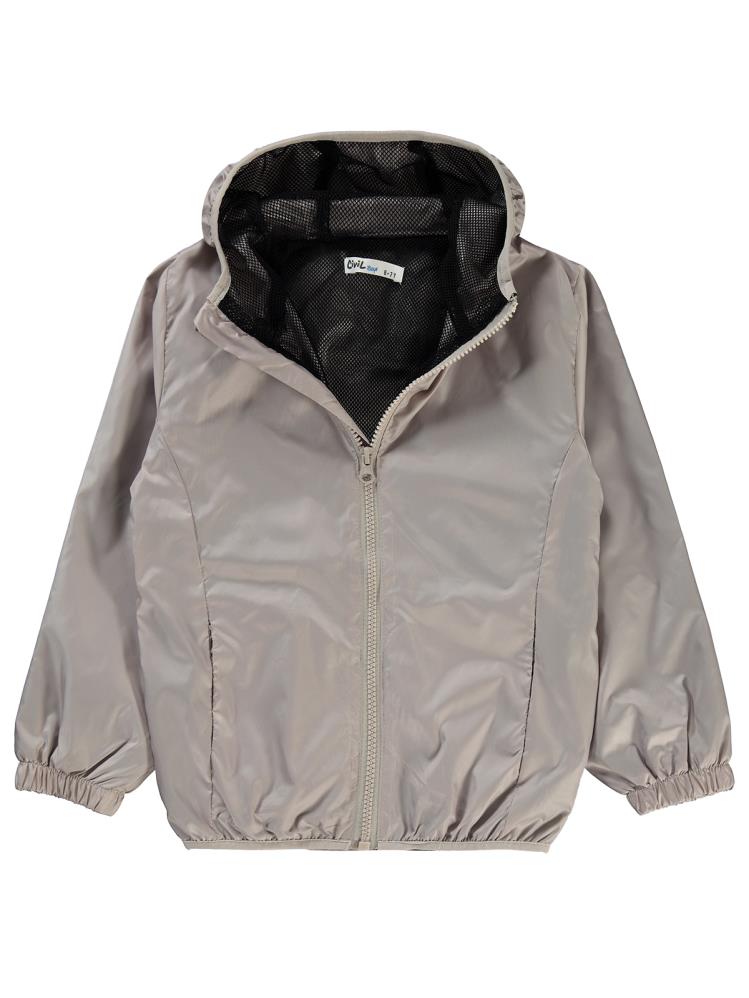 Civil Boys Basic 10-13 Yaş Yağmurluk - Gri