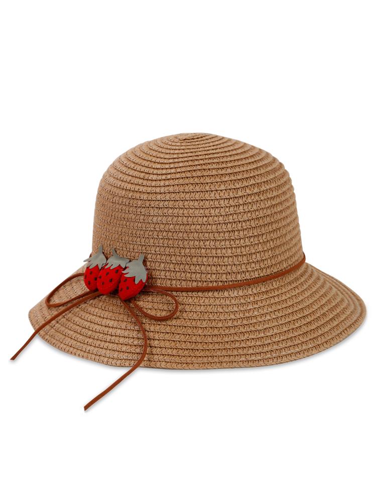 Civil Girls 6-9 Yaş Kız Çocuk Hasır Şapka - Bej