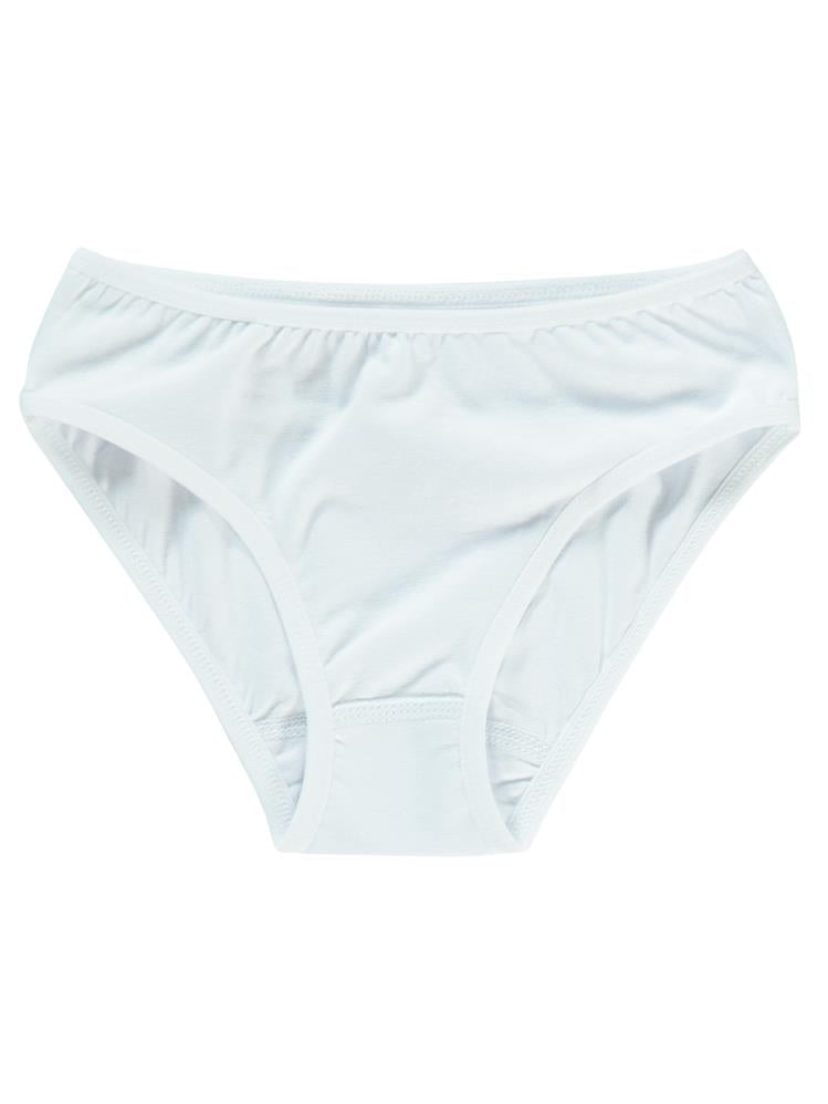 Civil Girls Basic 2-10 Yaş 2'li Külot Set - Beyaz